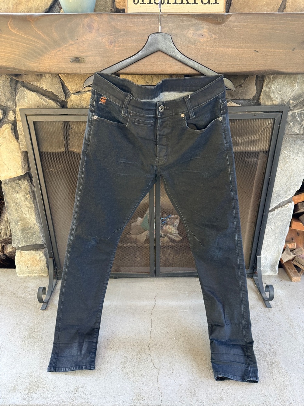 G-Star RAW Coated Dark Indigo Jeans – Slim Fit – Excellent Condition